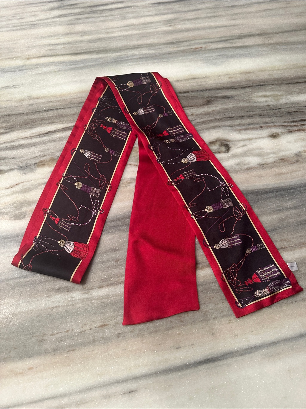 100 Silk Twilly By Talbots